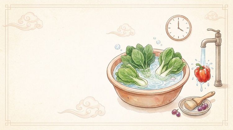 電解水洗菜實際操作指南:pH 幾多、浸幾耐、水溫幾度、跟住邊個次序?
